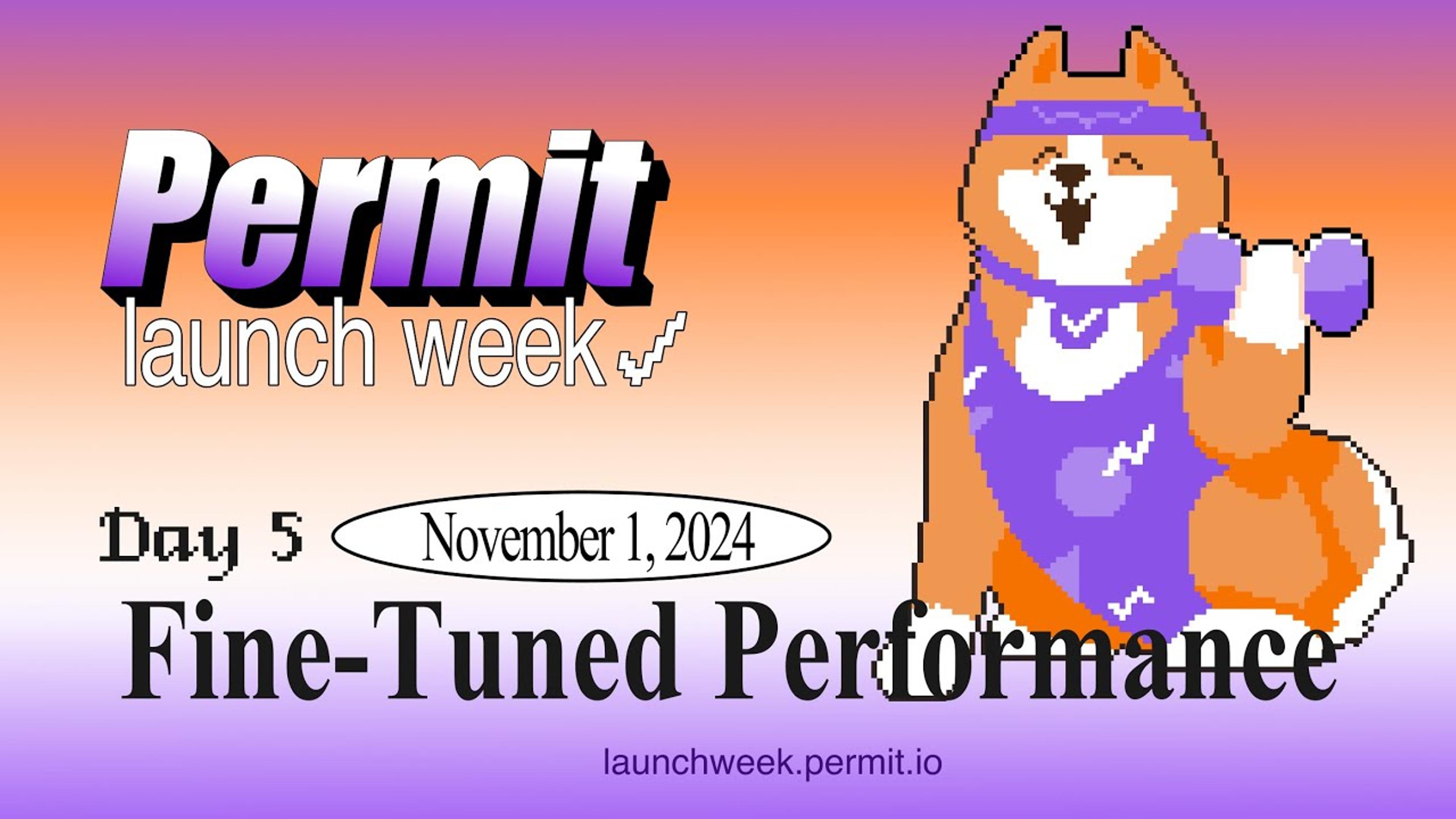 Permit.io Launch Week - Day 5: Fine-Tuned Performance