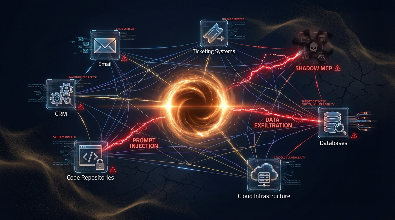 MCP blast radius — uncontrolled agent connections